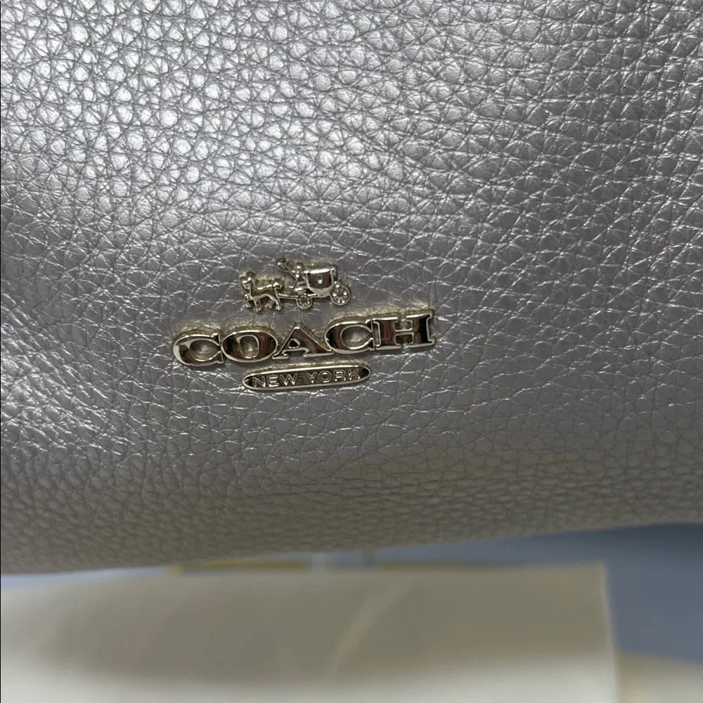 Coach Metallic Gold Leather Isabel Shoulder/crossbody Bag